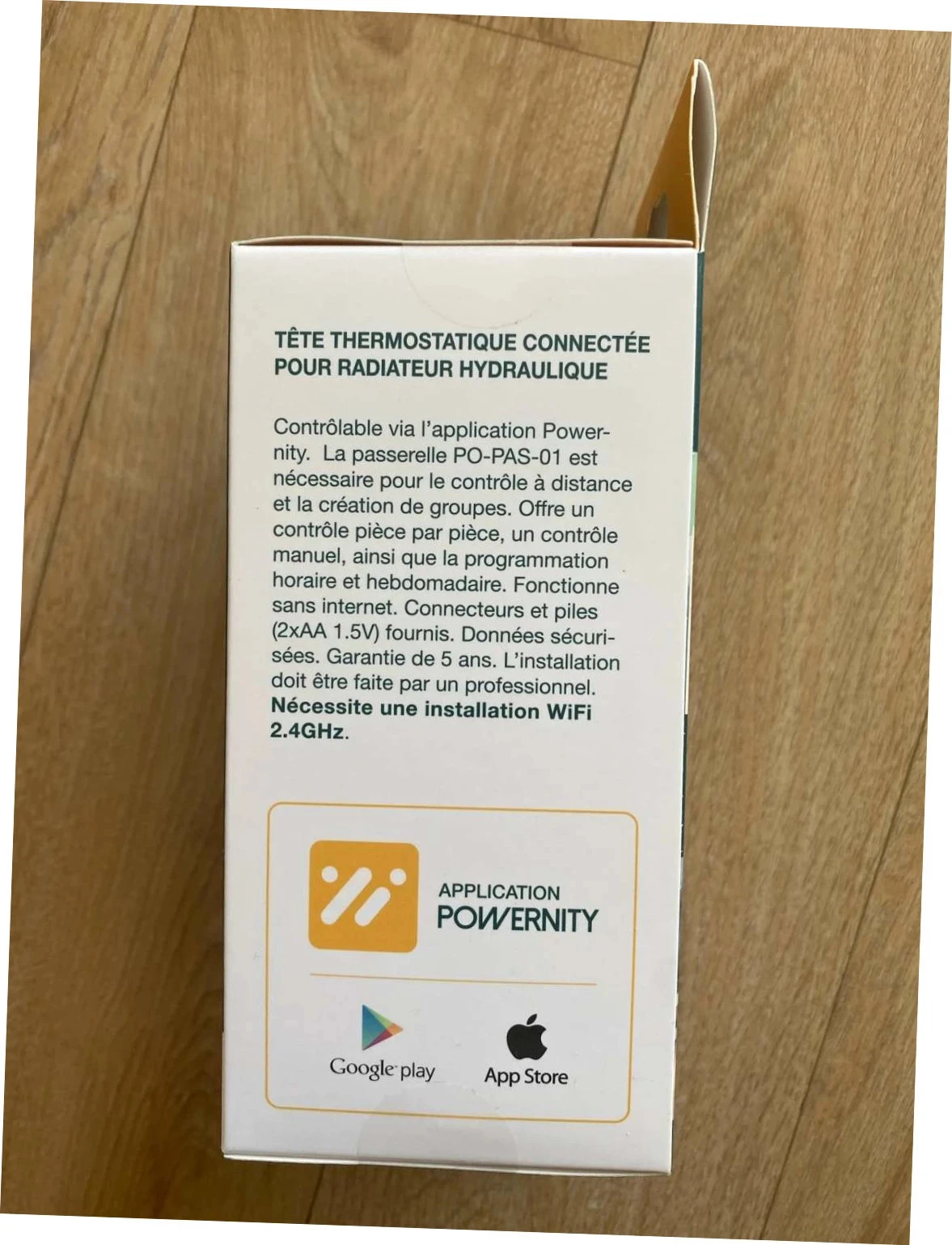 Cabezal termostático conectado para radiador hidráulico Powernity – photo 3